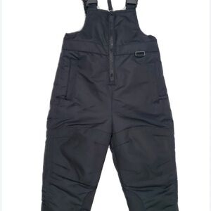 CIRCO Unisex toddler sz 12M black snow/ ski bib pants adjustable buckles